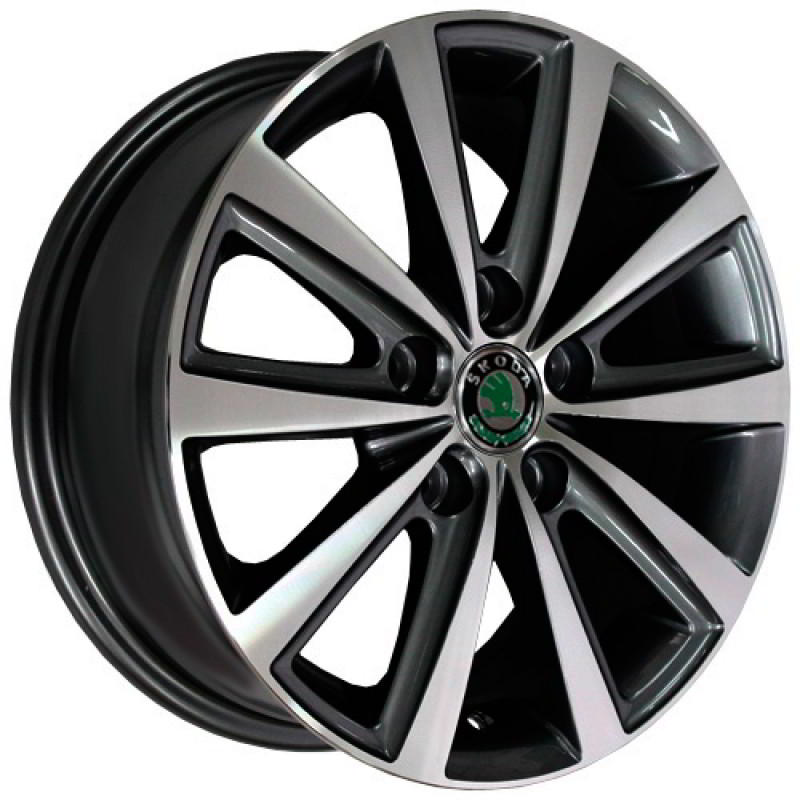 Литой колесный диск Skoda Replica SK64 GMF 6,0x15 5x100 ET38 D57,1