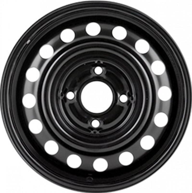 Штампованный стальной диск Trebl 53C45D Black 5,5x14 4x108 ET45 D57,1