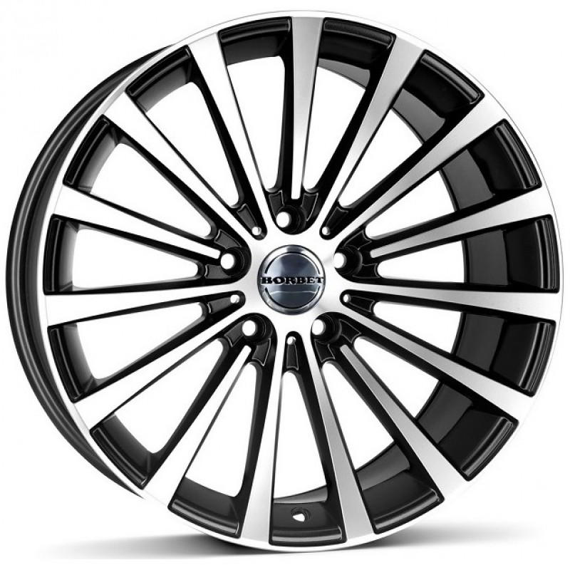 Литой колесный диск Borbet BLX black polished matt 8,5x19 5x114,3 ET40 D70,5