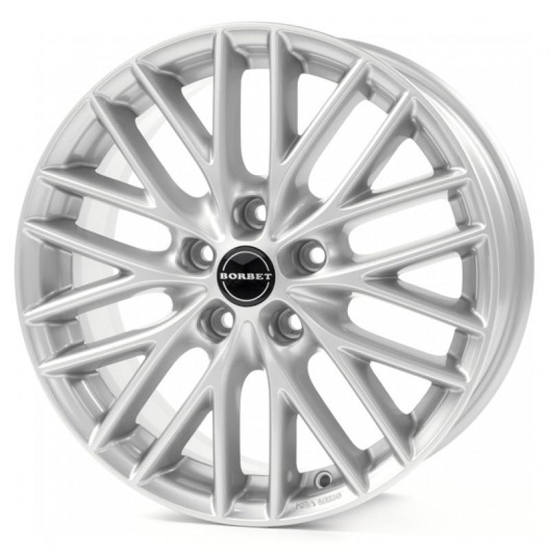 Литой колесный диск Borbet BS5 brilliant silver 8,0x18 5x115 ET40 D70,1