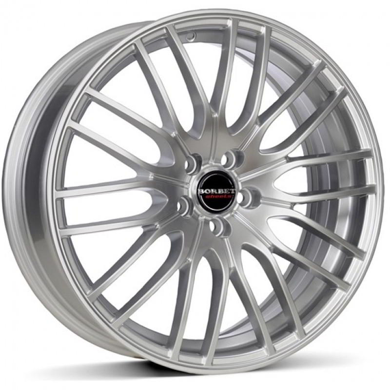 Литой колесный диск Borbet CW4 sterling silver 8,0x17 5x112 ET48 D72,5
