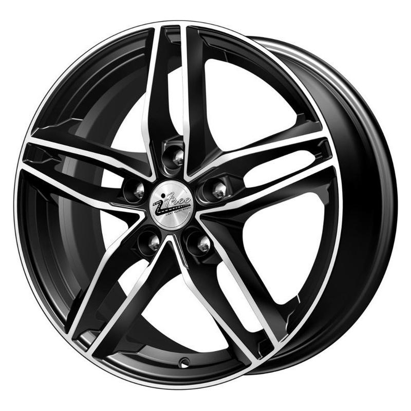 Литой колесный диск iFree Moskva KC689 блэк джек 6,5x16 5x112 ET33 D57,1