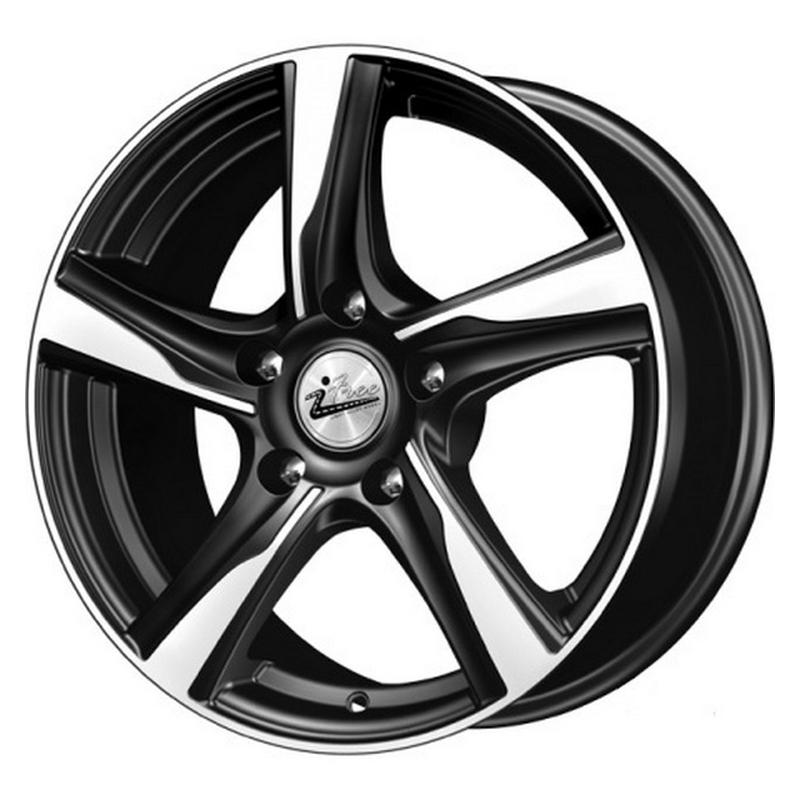 Литой колесный диск iFree Кайт KC686 блэк джек 7,0x16 5x114,3 ET40 D60,1