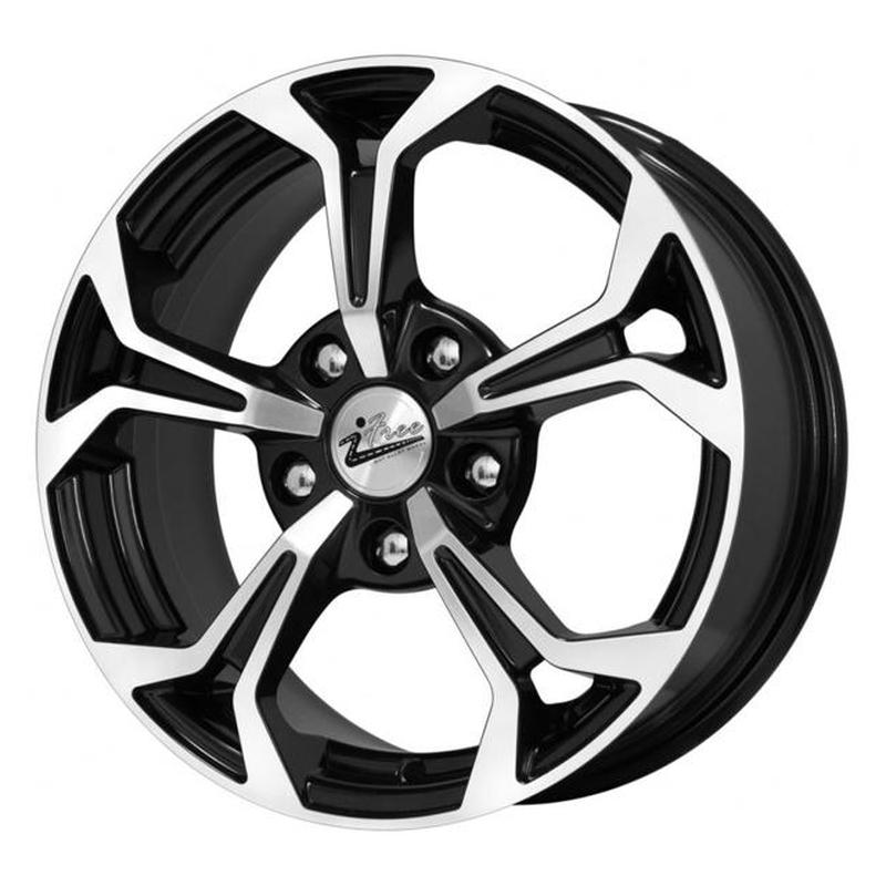Литой колесный диск iFree Эрнесто КС484 блэк джек 6,5x15 5x110 ET35 D65,1