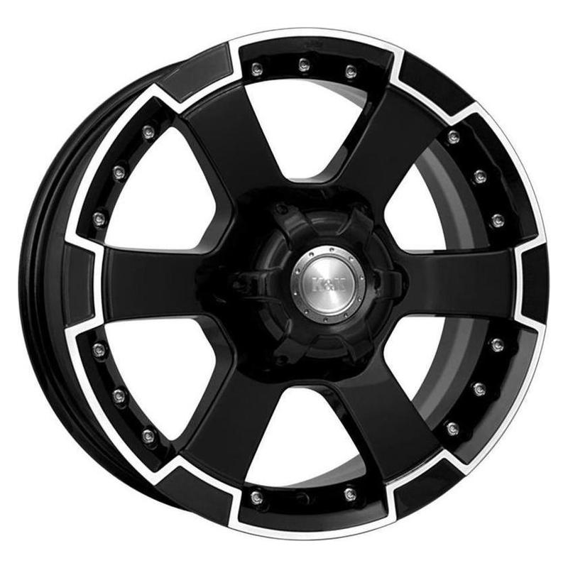 Литой колесный диск K&K КС593 М56 алмаз черный 7,0x16 6x139,7 ET38 D108,1