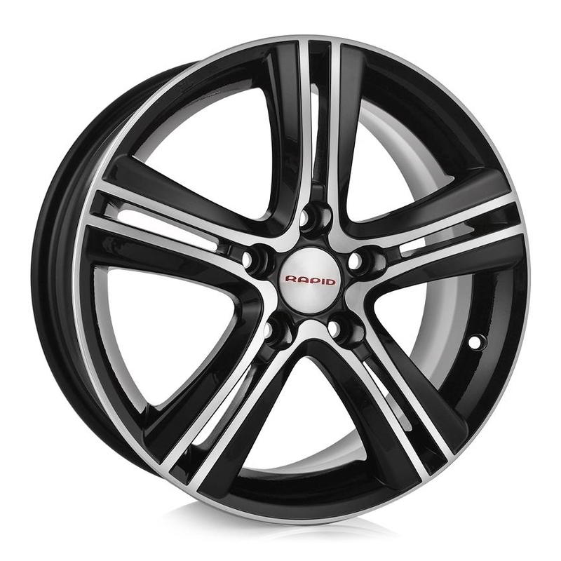 Литой колесный диск K&K КС667 Борелли алмаз черный 6,0x15 5x108 ET46 D56,1
