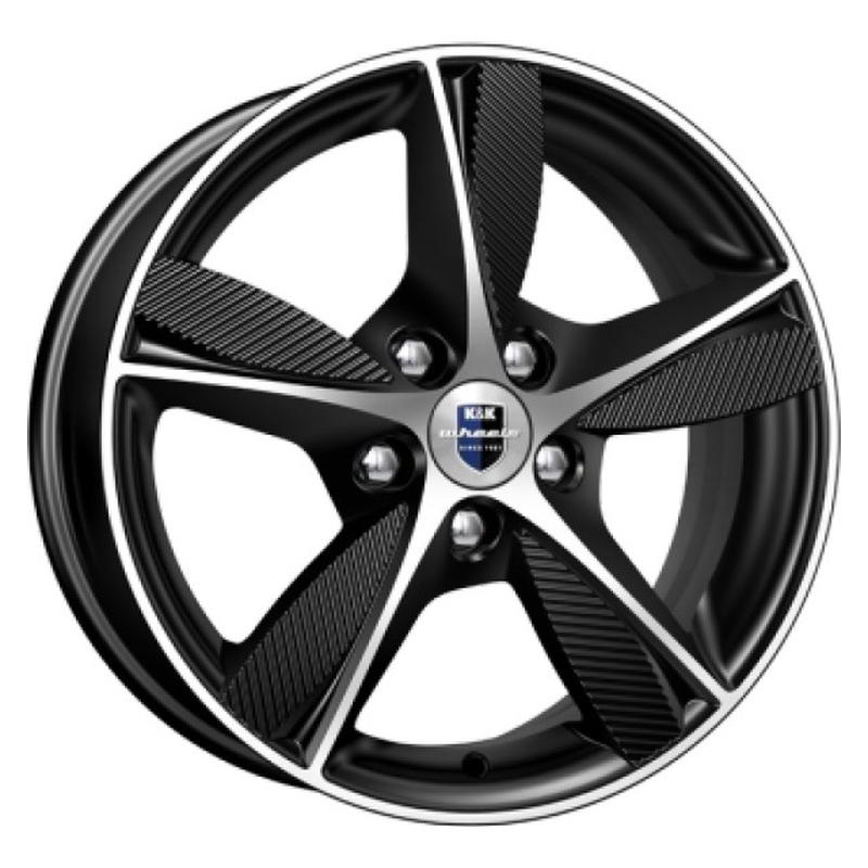 Литой колесный диск K&K КС679 Кинезис алмаз черный 6,5x16 5x100 ET45 D67,1