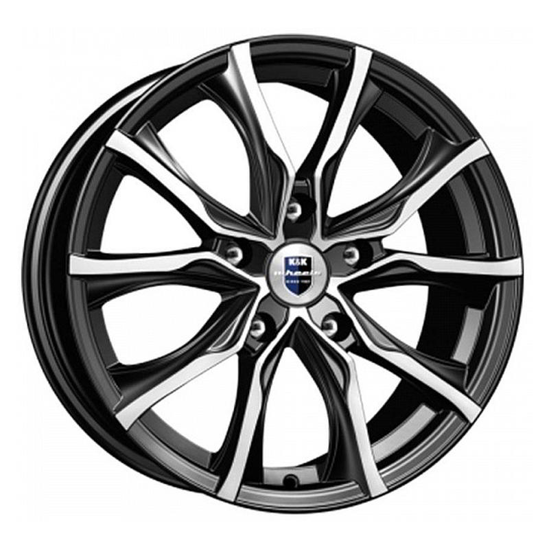 Литой колесный диск K&K КС697 Twist алмаз черный 7,5x17 5x120 ET32 D72,6