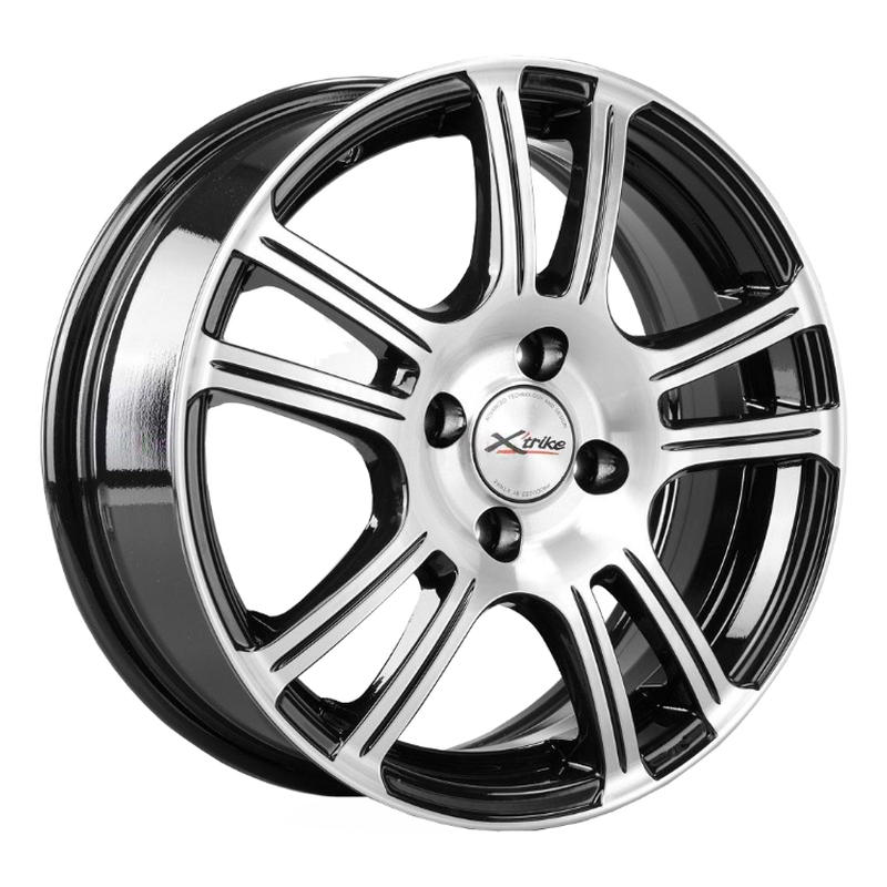 Литой колесный диск X-trike X-105 BKFP 6,0x15 4x98 ET35 D58,5