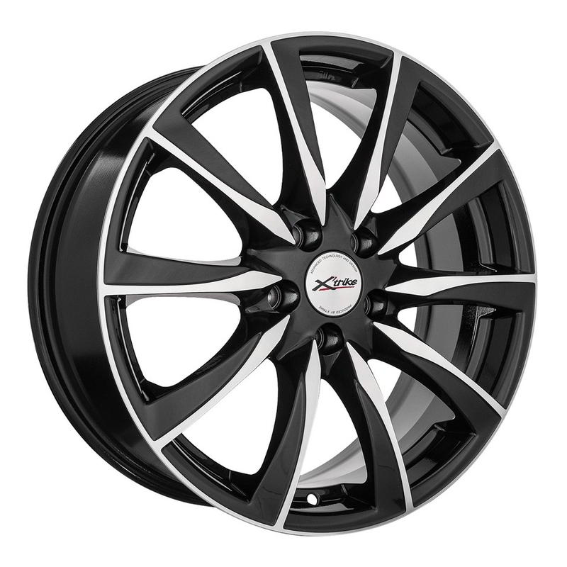 Литой колесный диск X-trike X-120 BKFP 7,0x17 5x108 ET45 D60,1