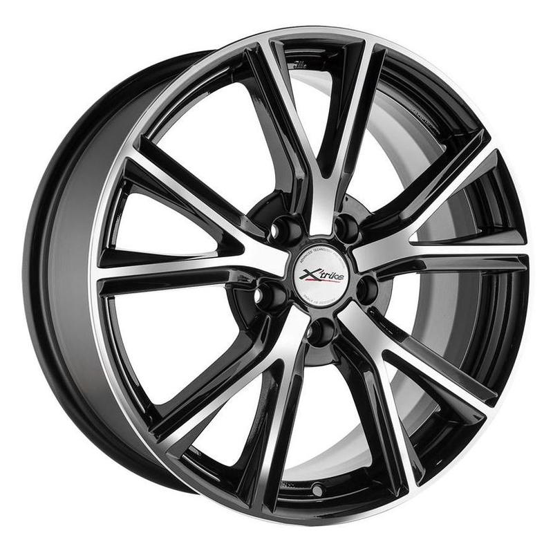 Литой колесный диск X-trike X-122 BKFP 7,5x18 5x112 ET38 D57,1