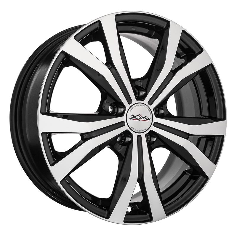 Литой колесный диск X-trike X-119 BKFP 6,5x16 5x105 ET38 D56,6