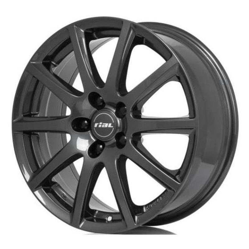 Литой колесный диск Rial Milano Titanium 7,0x17 4x100 ET44 D63,3