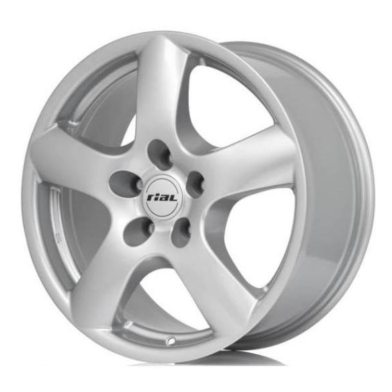 Литой колесный диск Rial Oslo Polar silver 7,5x17 5x120 ET44 D72,6