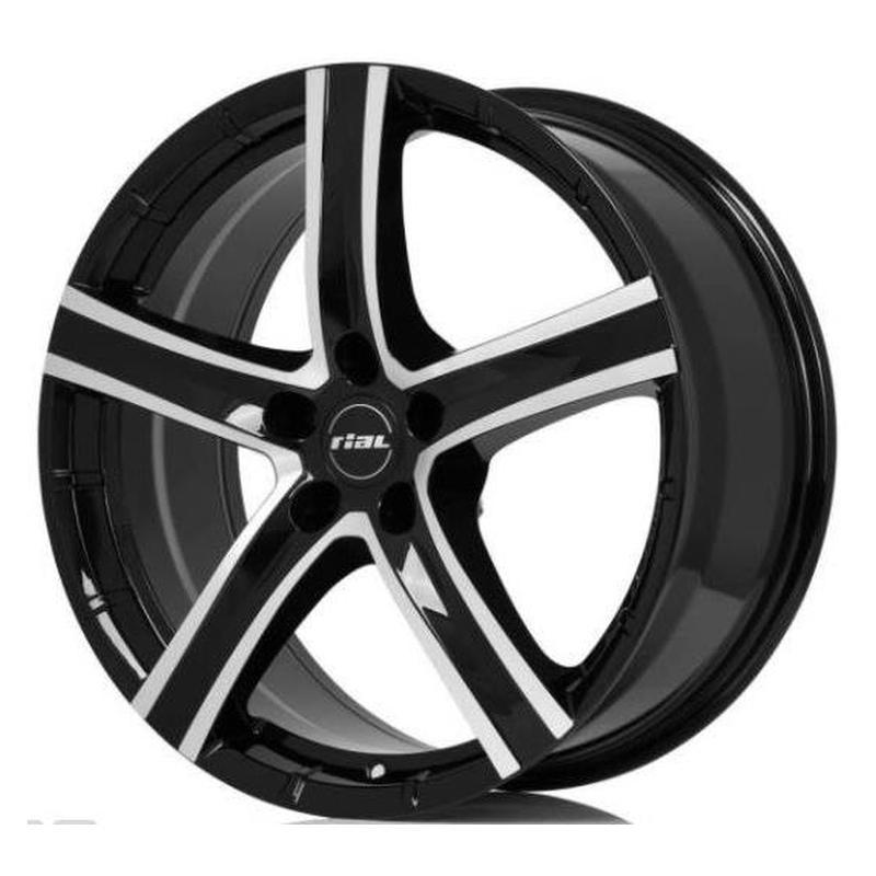 Литой колесный диск Rial Quinto Diamond black front polished 9,0x19 5x120 ET48 D74,1