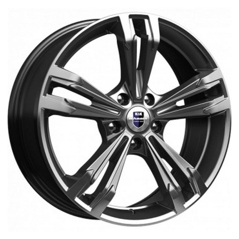 Литой колесный диск K&K КС655 Каррера дарк платинум 7,0x18 5x114,3 ET50 D67,1