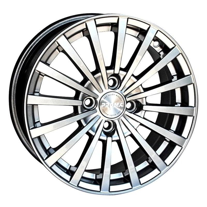 Литой колесный диск Proma RS2 неро 6,5x15 4x100 ET45 D60,1