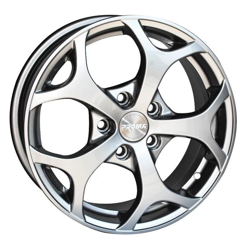 Литой колесный диск Proma Экстрим неро 6,5x16 5x114,3 ET50 D66,1