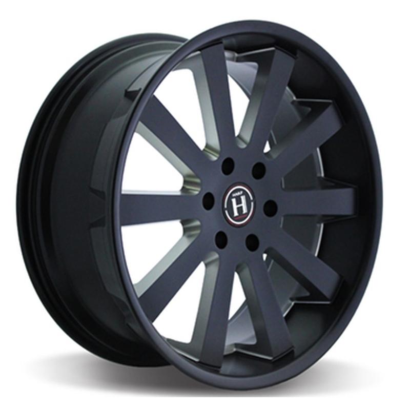 Литой колесный диск Harp Y-10 Satin Black Precision Milling 9,5x22 6x139,7 ET25 D106,3
