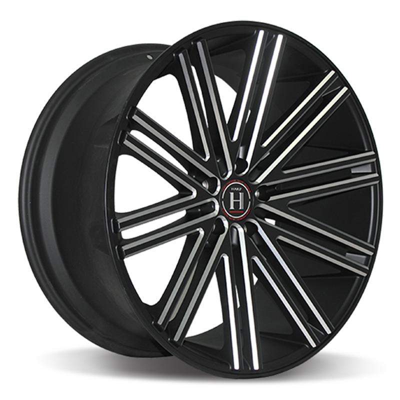 Литой колесный диск Harp Y-11 Satin Black Precision Milling 10,5x22 5x120 ET38 D74,1