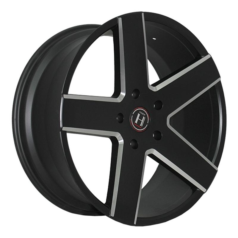 Литой колесный диск Harp Y-15 Absolute Black Precision Milling 9,5x22 6x139,7 ET30 D78,1