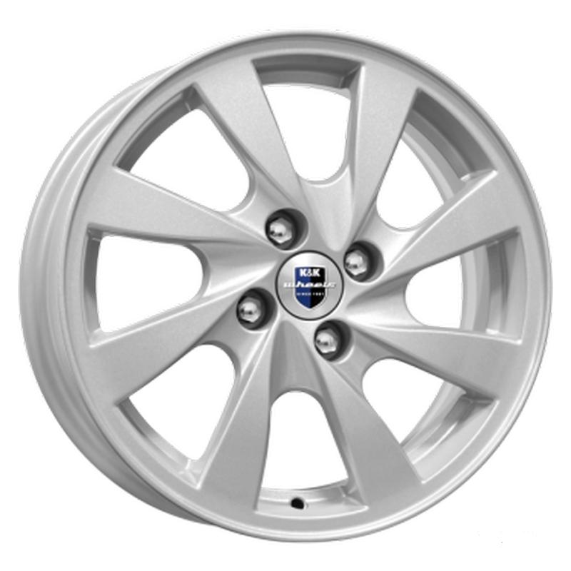 Литой колесный диск K&K КС695 Kalina-Cross сильвер 6,0x15 4x98 ET33 D58,5