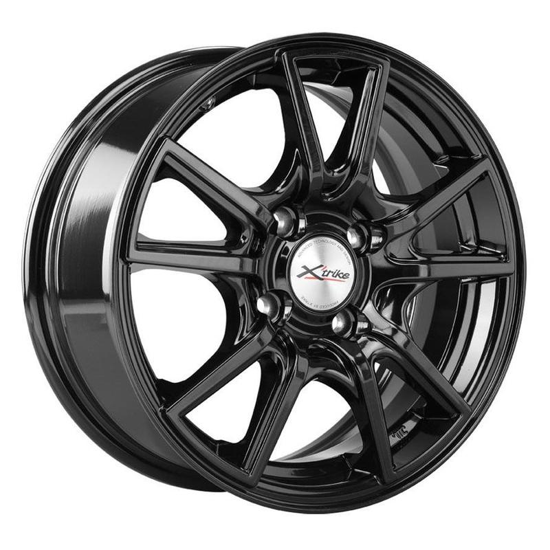 Литой колесный диск X-trike X-104 BK 6,0x14 4x100 ET38 D67,1