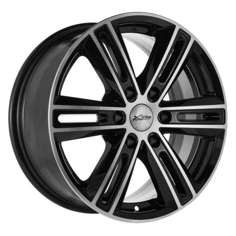 Литой колесный диск X-trike X-124 BKFP 7,5x17 6x139,7 ET25 D106,1
