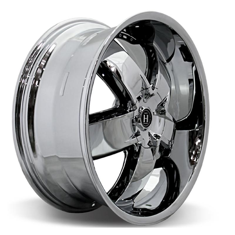 Литой колесный диск Harp Y-18 Chrome Glossy Black Attachment 9,5x20 6x139,7 ET15 D108,1