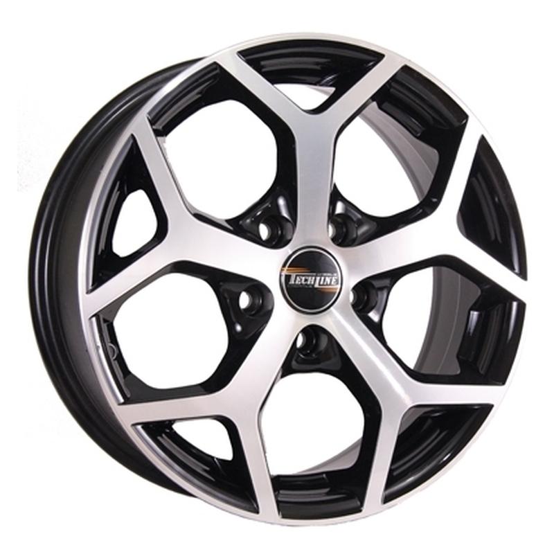 Литой колесный диск TechLine 511 BD 6,0x15 5x108 ET52,5 D63,4