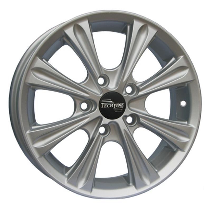 Литой колесный диск TechLine 523 S 6,0x15 4x100 ET39 D67,1