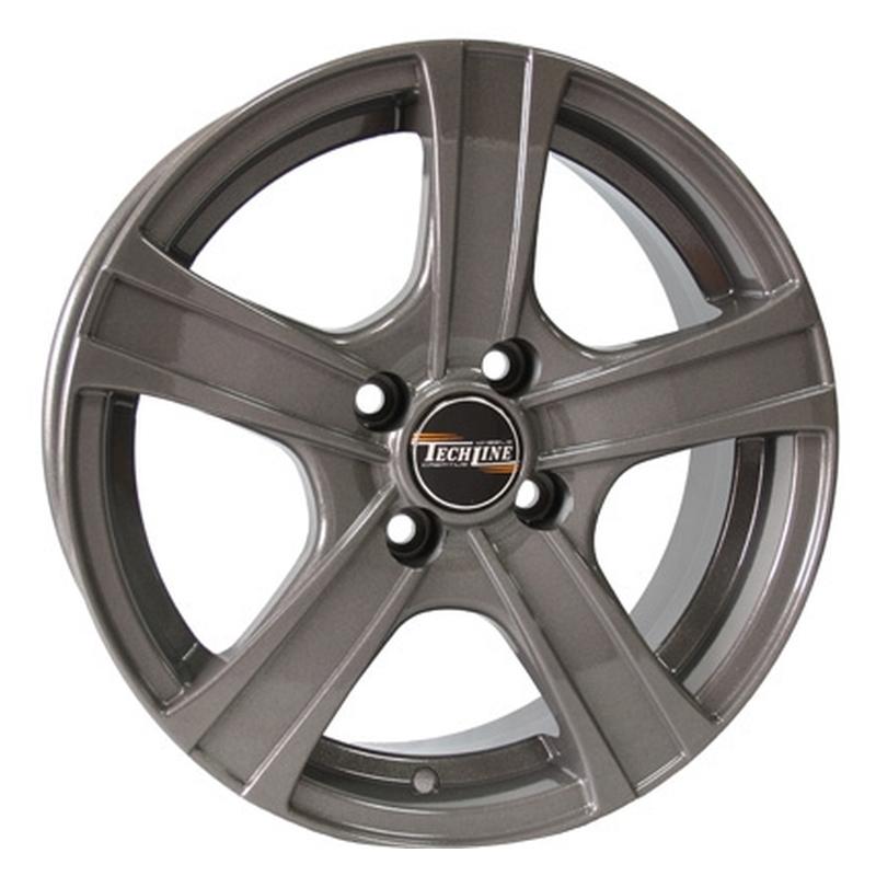 Литой колесный диск TechLine 539 GRD 6,0x15 4x100 ET40 D60,1