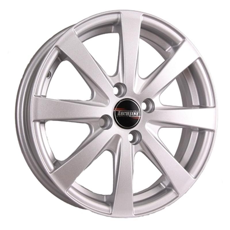 Литой колесный диск TechLine 634 S 6,0x16 4x100 ET49 D54,1