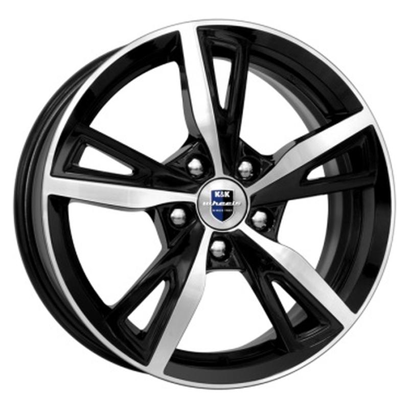 Литой колесный диск K&K КС690 Фишт алмаз черный 6,5x16 5x110 ET39 D65,1