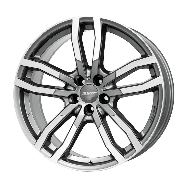 Литой колесный диск Alutec DriveX metal grey front polished 9,0x20 5x108 ET38,5 D63,4