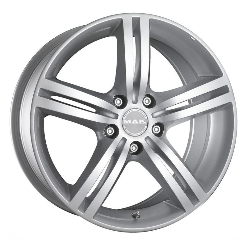 Литой колесный диск MAK Veloce Light Silver 6,5x16 5x100 ET48 D56,1