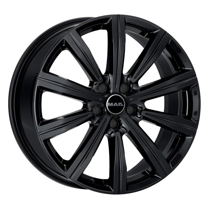 Литой колесный диск MAK Birmingham Gloss Black 9,5x22 5x120 ET42,5 D72,6