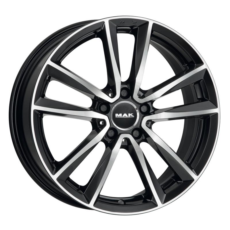 Литой колесный диск MAK Bremen W Black Mirror 8,0x17 5x112 ET48 D66,6