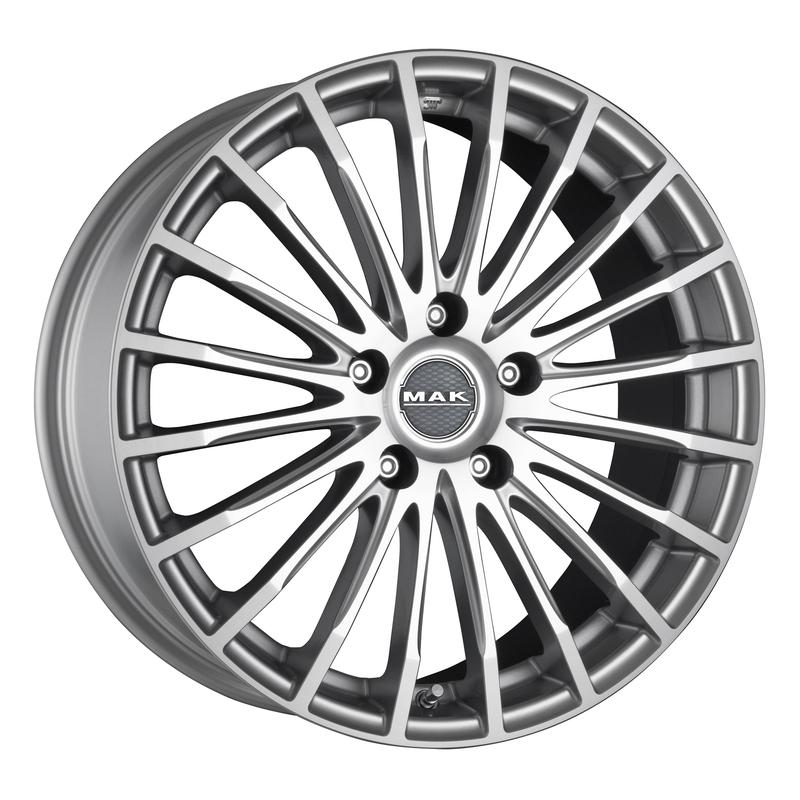 Литой колесный диск MAK Fatale Silver Mirror 7,5x17 5x100 ET48 D56,1