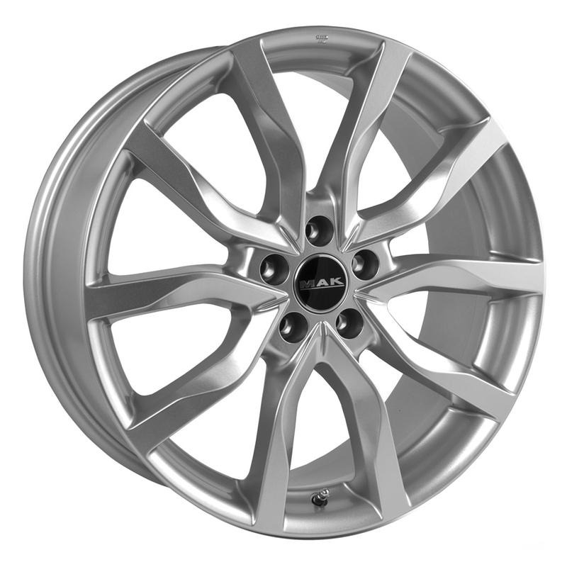 Литой колесный диск MAK Highlands Silver 7,0x17 5x114,3 ET40 D76