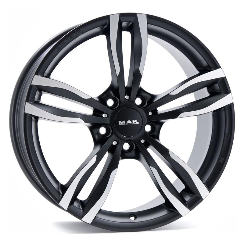 Литой колесный диск MAK Luft Ice Black 8,0x18 5x120 ET44 D72,6