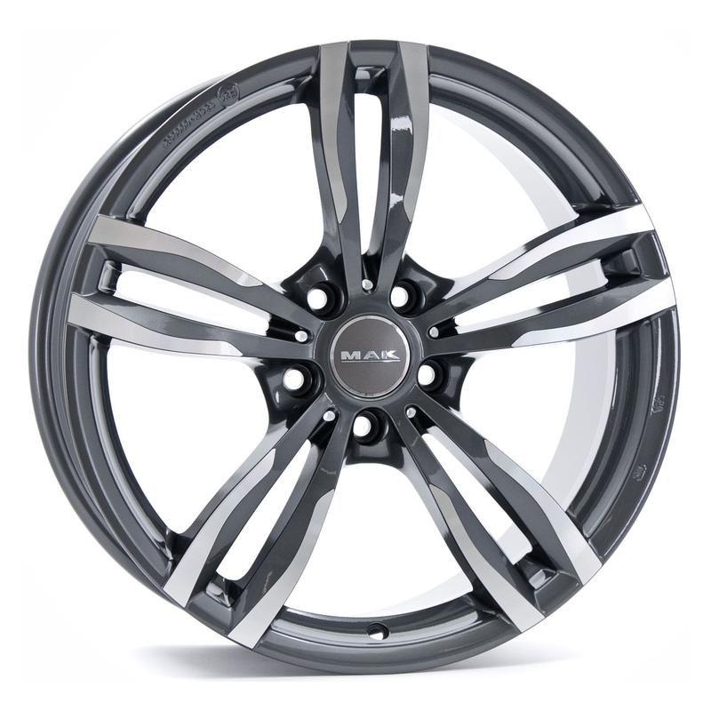 Литой колесный диск MAK Luft W Gunmetal Mirror Face 7,5x17 5x112 ET52 D66,6