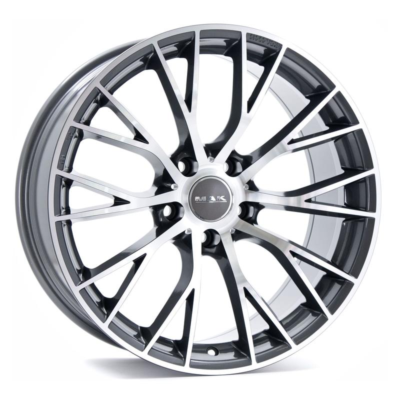 Литой колесный диск MAK Munchen W Gunmetal Mirror Face 8,0x17 5x120 ET34 D72,6