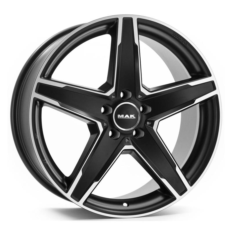 Литой колесный диск MAK Stern Ice Black 8,0x17 5x112 ET30 D66,6