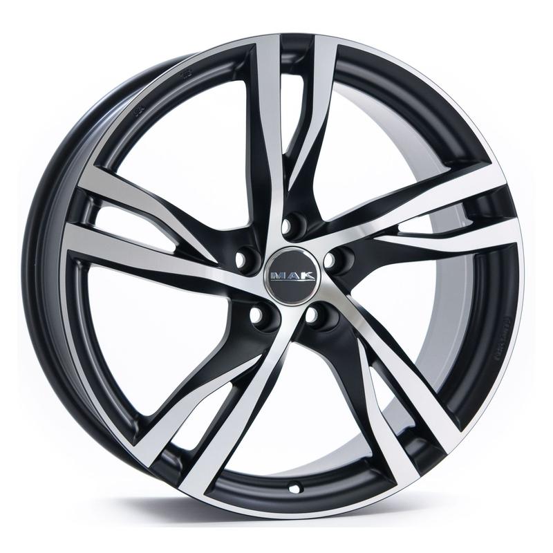 Литой колесный диск MAK Stockholm Ice Black 8,5x20 5x108 ET50 D63,4
