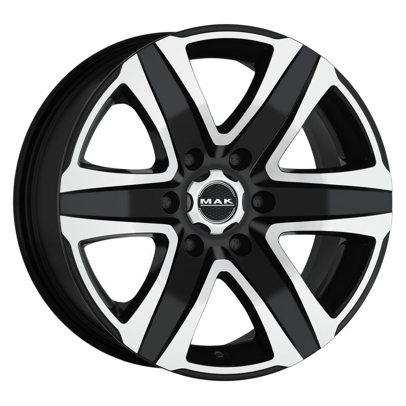 Литой колесный диск MAK Stone 6 W Black Mirror 7,5x17 6x139,7 ET55 D93,1