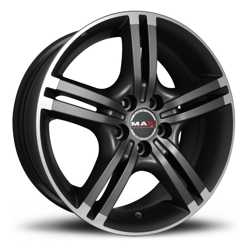 Литой колесный диск MAK Veloce Italia Ice Step Titan 7,0x17 5x100 ET48 D56,1