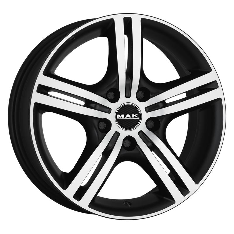 Литой колесный диск MAK Velocity Ice Black 7,5x17 5x114,3 ET40 D76