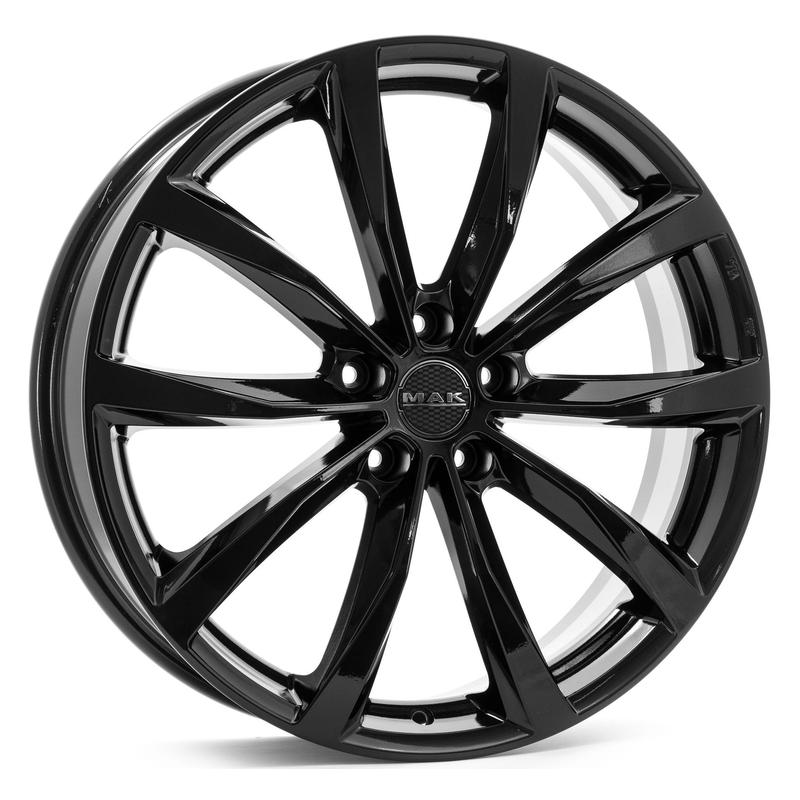 Литой колесный диск MAK Wolf Gloss Black 7,5x19 5x114,3 ET35 D76