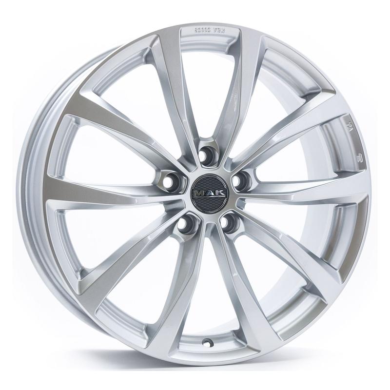 Литой колесный диск MAK Wolf Silver 7,0x17 5x112 ET40 D57,1